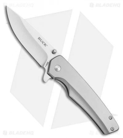 Buck Knives Buck Odessa Frame Lock Knife Stainless Steel (3.1" Satin) 0254SSS 3 Buck Knives Buck Odessa Frame Lock Knife Stainless Steel (3.1" Satin) 0254SSS