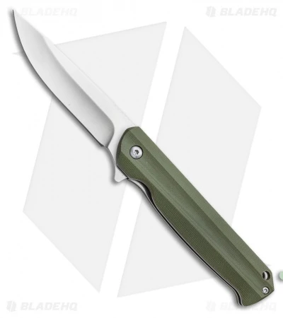 Buck Knives Buck Langford Liner Lock Knife Green G-10 (3.375" Satin) 0251GRS 3 Buck Knives Buck Langford Liner Lock Knife Green G-10 (3.375" Satin) 0251GRS