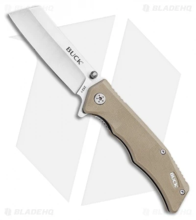 Buck Knives Buck Trunk Liner Lock Knife Tan G-10 (2.875" Satin) 0252TNS 3 Buck Knives Buck Trunk Liner Lock Knife Tan G-10 (2.875" Satin) 0252TNS