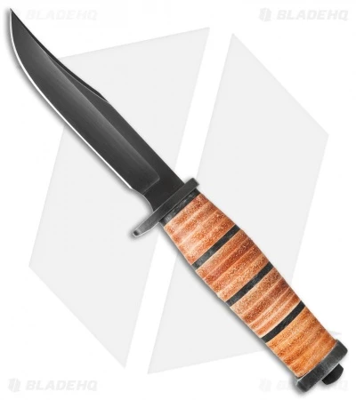 Buck Knives Buck 117 Small Brahma Tactical Knife Leather/Micarta (4.5" Black) 0117BRS 3 Buck Knives Buck 117 Small Brahma Tactical Knife Leather/Micarta (4.5" Black) 0117BRS