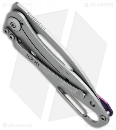 Buck Knives Buck Apex Frame Lock Knife Purple (2.625" Satin) 0818PPS 4 Buck Knives Buck Apex Frame Lock Knife Purple (2.625" Satin) 0818PPS - Image 2