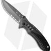 Buck Knives Buck Trigger Liner Lock Knife Aluminum (3.25" Gray Serr) 0865BKX -Buck Knives buck 0865bkx b