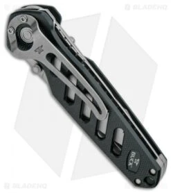 Buck Knives Buck 183 Alpha Crosslock Knife Orange W/Saw & Gut Hook Blade (3" Satin) 0183ORS1 7 Buck Knives Buck 183 Alpha Crosslock Knife Orange W/Saw & Gut Hook Blade (3" Satin) 0183ORS1 -Buck Knives buck alpha crosslock green 183grs b side