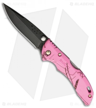 Buck Knives Buck Bantam BBW Lockback Knife Pink Camo (2.75" Black) 3 Buck Knives Buck Bantam BBW Lockback Knife Pink Camo (2.75" Black)