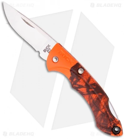 Buck Knives Buck Nano Bantam Lockback Knife Mossy Oak Blaze Camo (1.88" Satin) 0283CMS9-B 3 Buck Knives Buck Nano Bantam Lockback Knife Mossy Oak Blaze Camo (1.88" Satin) 0283CMS9-B