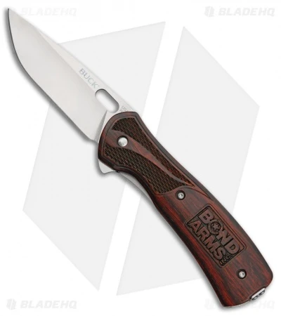 Buck Knives Buck Bond Arms Liner Lock Knife Rosewood (3.125" Satin) BD3202 3 Buck Knives Buck Bond Arms Liner Lock Knife Rosewood (3.125" Satin) BD3202