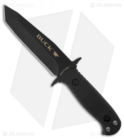 Buck Knives Buck Intrepid-L Black Knife Fixed Blade (5" Black Plain) 0625BKS-B 3 Buck Knives Buck Intrepid-L Black Knife Fixed Blade (5" Black Plain) 0625BKS-B