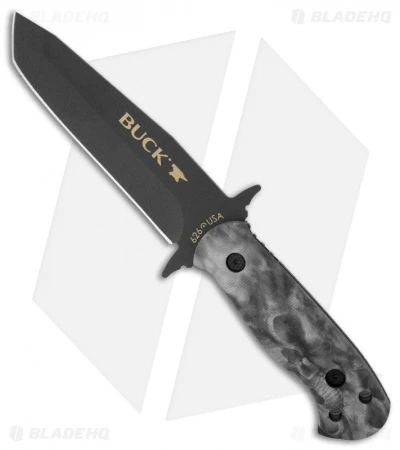 Buck Knives Buck Intrepid-XL Reaper Black Knife Fixed Blade (5" Black Plain) 0626CMS-B 3 Buck Knives Buck Intrepid-XL Reaper Black Knife Fixed Blade (5" Black Plain) 0626CMS-B