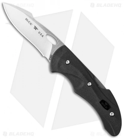 Buck Knives 289 Fluid Lockback Knife Black GRN (3" Satin) 0289BKS-B 3 Buck Knives 289 Fluid Lockback Knife Black GRN (3" Satin) 0289BKS-B