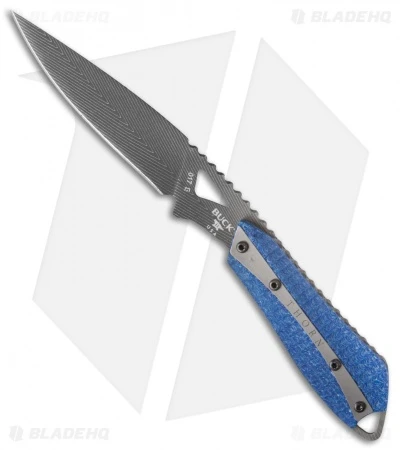 Buck Knives Buck Custom Thorn 017 Knife Blue Twill CF (3.25" Damascus) 0017CFSLE 3 Buck Knives Buck Custom Thorn 017 Knife Blue Twill CF (3.25" Damascus) 0017CFSLE