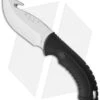Buck Knives Buck Omni Hunter 12PT Guthook Knife Black Fixed Blade (4" Satin Plain) 0393BKG -Buck Knives buck knives fixed omni hunter 12pt hook 0393bkg b plain black