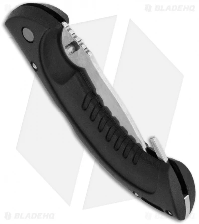 Buck Knives Buck Folding Omni Hunter 12PT Guthook Knife Black (4" Satin Plain) 0398BKG 4 Buck Knives Buck Folding Omni Hunter 12PT Guthook Knife Black (4" Satin Plain) 0398BKG - Image 2