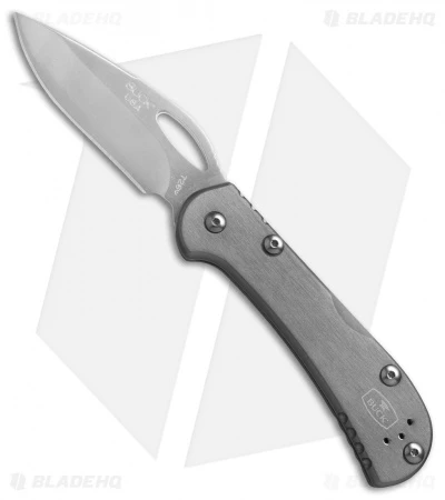 Buck Knives Buck Mini SpitFire Lockback Knife Gray (2.75" Satin) 0726GYS 3 Buck Knives Buck Mini SpitFire Lockback Knife Gray (2.75" Satin) 0726GYS