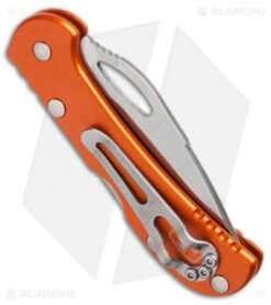Buck Knives Buck Mini SpitFire Lockback Knife Orange (2.75" Satin) 0726ORS -Buck Knives buck mini spitfire 0726ors b orange side