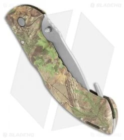 Buck Knives Buck Folding Omni Hunter 12PT Guthook Knife RealTree Xtra Green 0398CMG20 6 Buck Knives Buck Folding Omni Hunter 12PT Guthook Knife RealTree Xtra Green 0398CMG20 -Buck Knives buck omni hunter 12pt camo folder 0398cmg20 b side