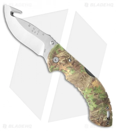 Buck Knives Buck Folding Omni Hunter 12PT Guthook Knife RealTree Xtra Green 0398CMG20 3 Buck Knives Buck Folding Omni Hunter 12PT Guthook Knife RealTree Xtra Green 0398CMG20