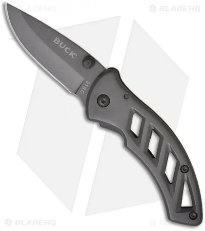 Buck Knives Buck Parallex Frame Lock Knife (2.25" Gray) 0316TTS-B 3 Buck Knives Buck Parallex Frame Lock Knife (2.25" Gray) 0316TTS-B