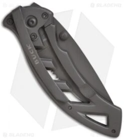 Buck Knives Buck Parallex Frame Lock Knife (2.75" Gray Serr) 0318TTX1 -Buck Knives buck parallex 0318ttxi b cat3589 back