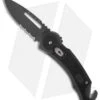 Buck Knives Buck Redpoint Rescue Black Folding Knife (2.75" Gray Serr) 0753BKX 2 Buck Knives Buck Redpoint Rescue Black Folding Knife (2.75" Gray Serr) 0753BKX -Buck Knives buck redpoint rescue 0753bkx b black
