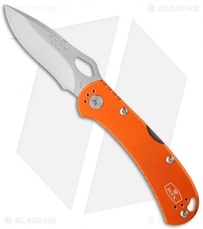 Buck Knives Buck SpitFire Lockback Knife Orange (3.25" Satin) 0722ORS1 3 Buck Knives Buck SpitFire Lockback Knife Orange (3.25" Satin) 0722ORS1