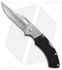 Buck Knives Buck Talus Lockback Knife Black G-10 (2.3" Satin Serr) 0316BKX