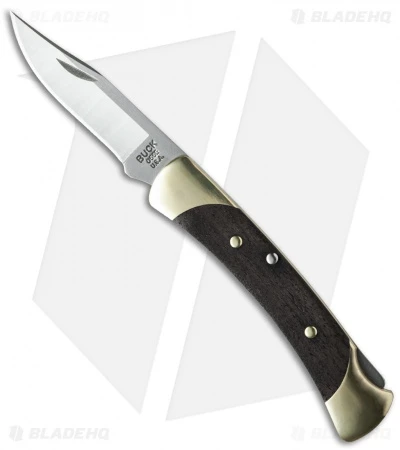 Buck Knives Buck The 55 Lockback Knife Brass/Ebony (2.375" Satin) 0055BRS 3 Buck Knives Buck The 55 Lockback Knife Brass/Ebony (2.375" Satin) 0055BRS