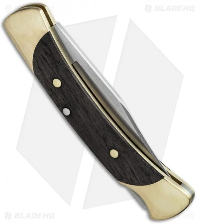 Buck Knives Buck The 55 Lockback Knife Brass/Ebony (2.375" Satin) 0055BRS 4 Buck Knives Buck The 55 Lockback Knife Brass/Ebony (2.375" Satin) 0055BRS - Image 2