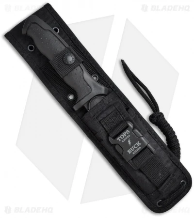 Buck Knives TOPS Knives / Buck Short Nighthawk Fixed Blade Knife (4.9" Plain) 4 Buck Knives TOPS Knives / Buck Short Nighthawk Fixed Blade Knife (4.9" Plain) - Image 2