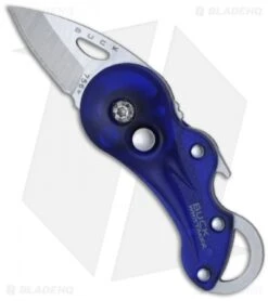 Buck Knives Buck Transport Blue Folding Key Chain Pocket Knife (1.25" Satin) 0756BLS-B