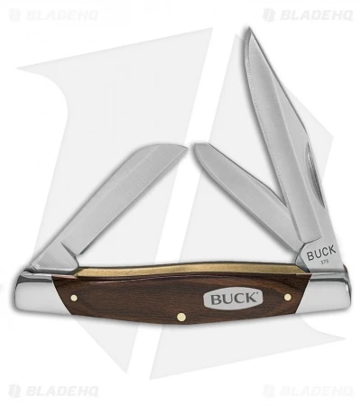 Buck Knives Buck Trio Knife 3.25" Woodgrain 0373BRS 3 Buck Knives Buck Trio Knife 3.25" Woodgrain 0373BRS