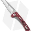 Buck Knives Buck Vertex Frame Lock Knife Red Aluminum (3" Full Serr) 0418RDX-B -Buck Knives buck vertex 0418rdx b 10642 cm